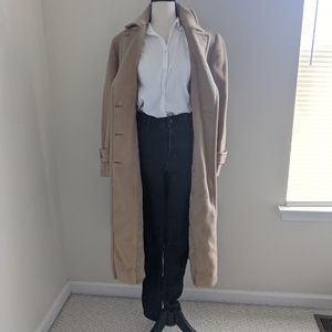 80’s Vintage Wool Trench Coat